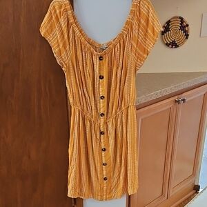 J for Justify Short Mustard Dress